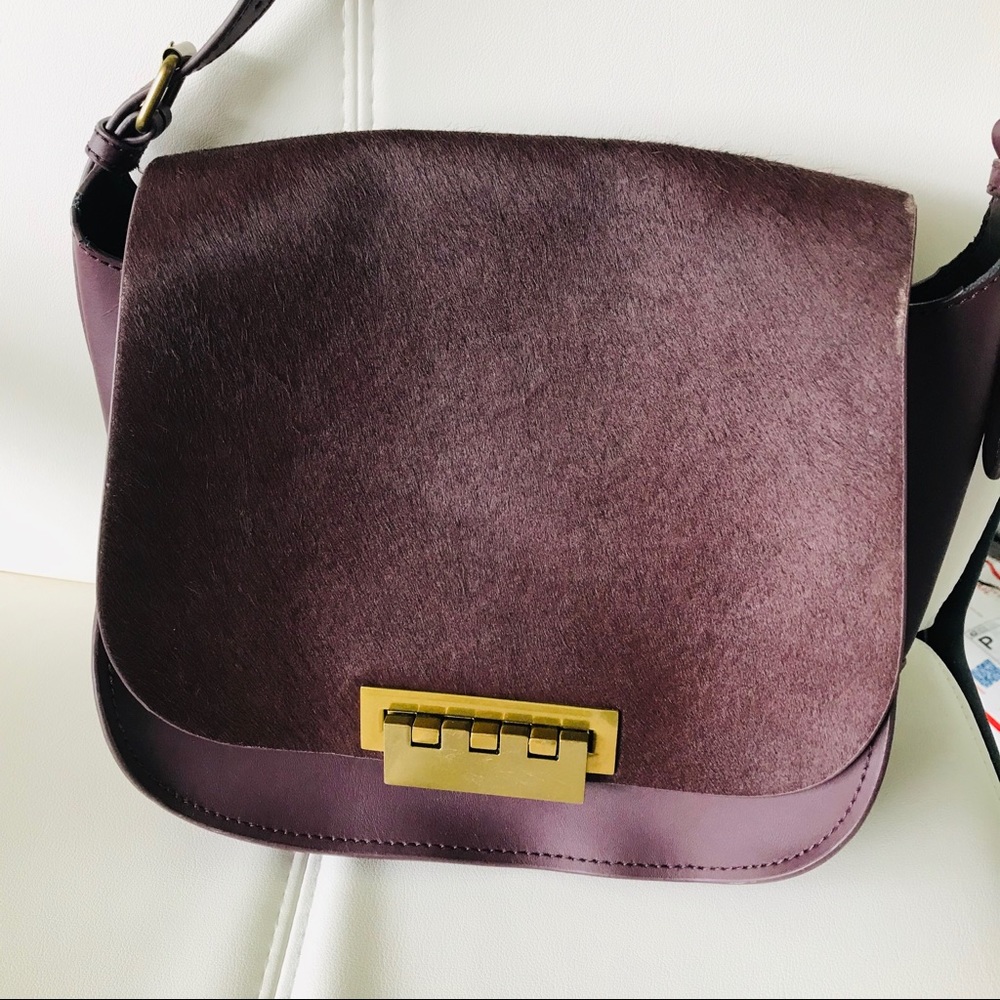 Zac Posen Maroon Shoulder Bag